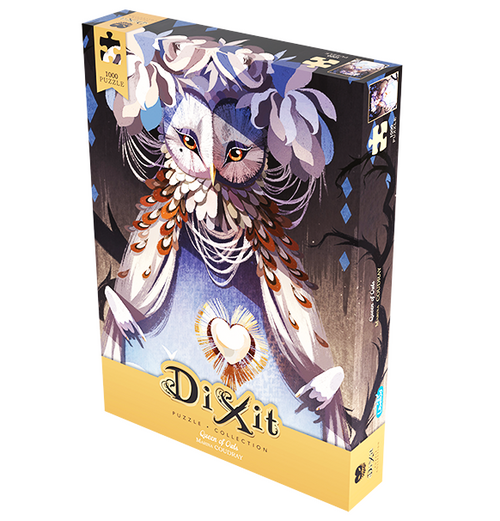 Dixit Puzzle: Queen of Owls - 1000 (Puslespil) forside