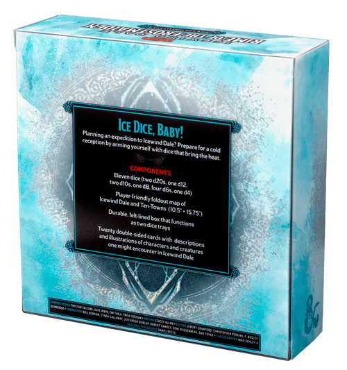 D&D: Icewind Dale - Rime of the Frostmaiden Dice Set - bagside
