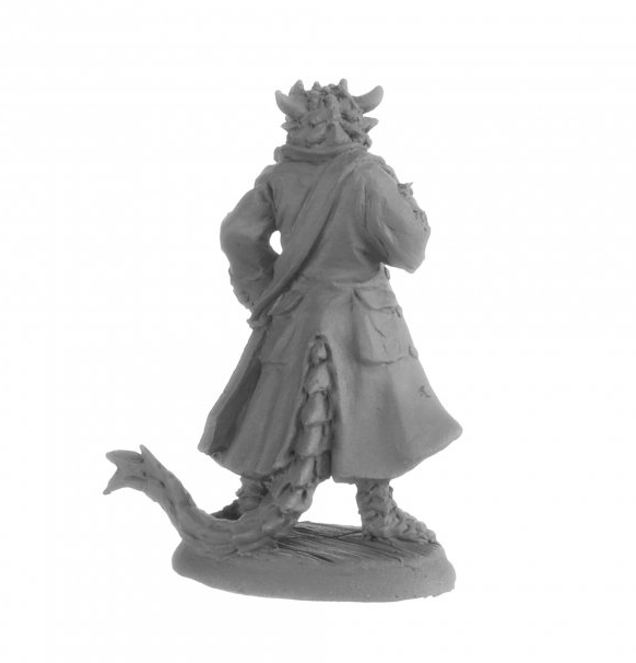 Reaper Bones USA: Dragonman Ranger - Captain Blackscale bagside