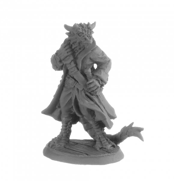 Reaper Bones USA: Dragonman Ranger - Captain Blackscale forside