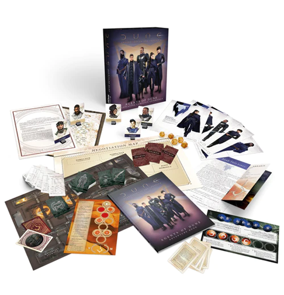 Dune: Adventures in the Imperium - Agents of Dune Box Set forside