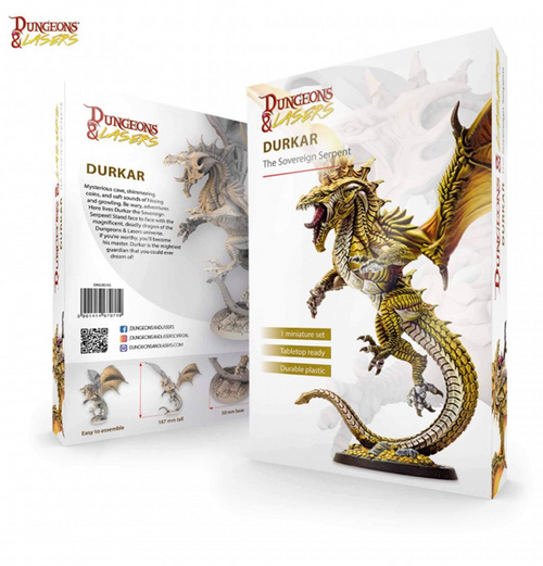 Dungeons & Lasers: Durkar the Sovereign Serpent forside