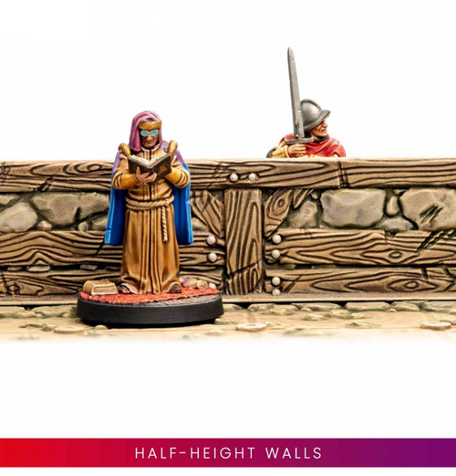 Dungeons & Lasers: Dwarven Mine - Half-Height Walls