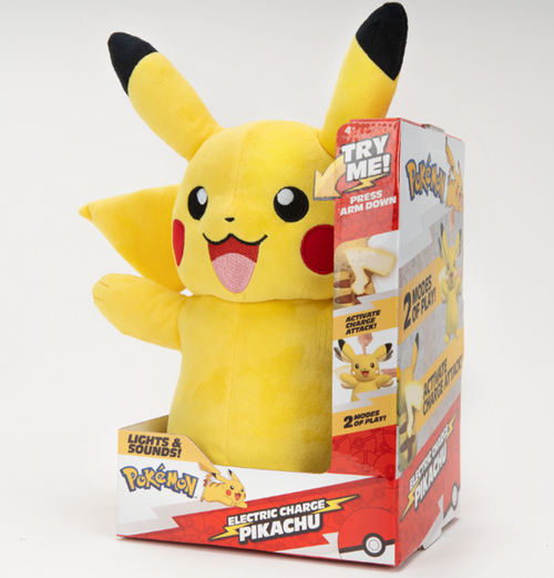 Pokémon: Electric Charge Pikachu - Plushie