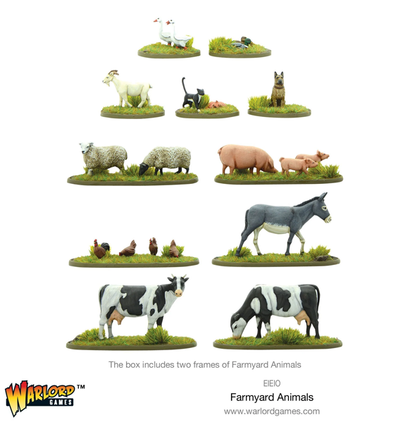 Bolt Action: Farmyard Animals indhold