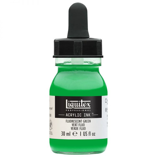 Liquitex Acrylic Ink - Fluorescent Green 30ml