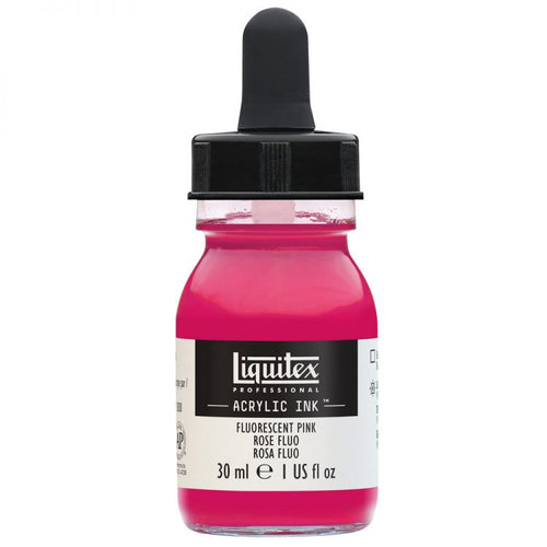 Liquitex Acrylic Ink - Fluorescent Pink 30ml