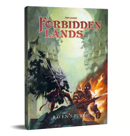 Forbidden Lands RPG - Raven's Purge forside