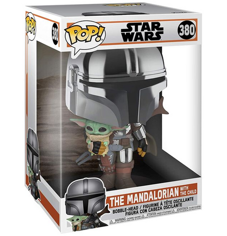 Funko POP! - Star Wars: The Mandalorian with The Child 25cm #380 forside