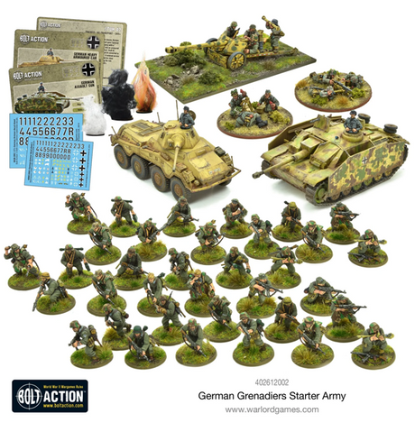 Bolt Action: German Grenadiers - Starter Army indhold