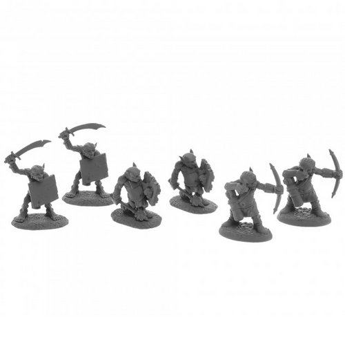 Reaper Bones: Goblin Skirmishers (6 stk)