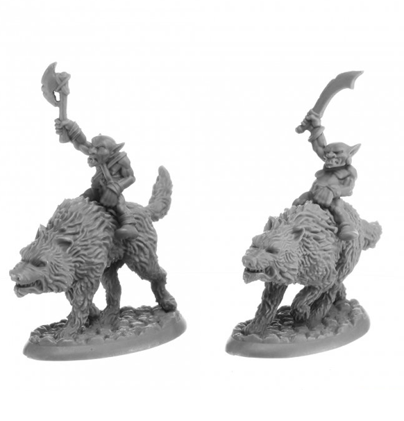 Reaper Bones: Goblin Wolfriders forside