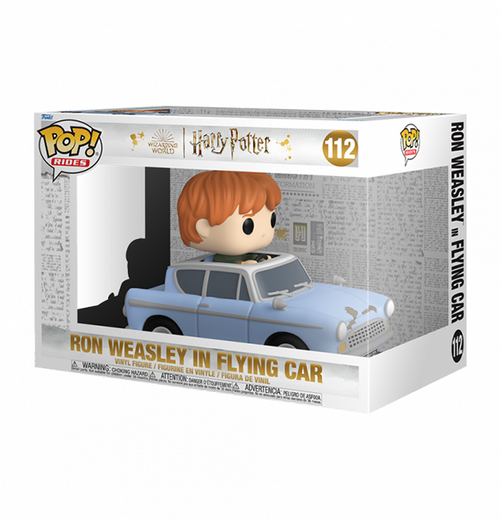 Funko POP! Rides - Harry Potter - Ron Weasley in Flying Car #112