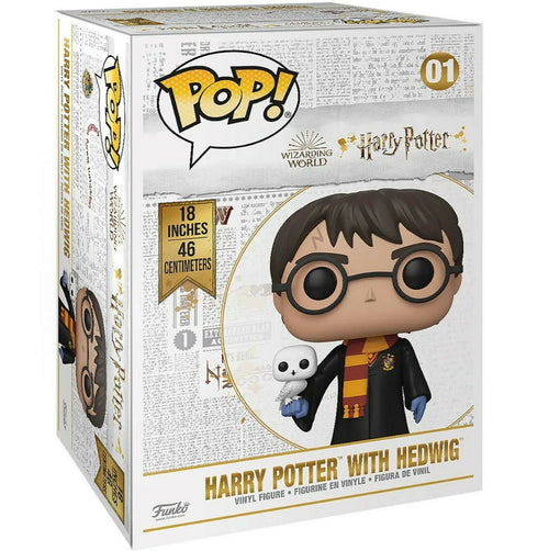 Funko POP! - Harry Potter with Hedwig - Harry Potter Super Size #01