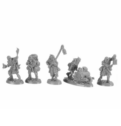 Reaper Bones Black: Henchmen and Hirelings - Boxed Set indhold