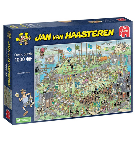 Jan Van Haasteren: Highland Games - 1000 (Puslespil) forside