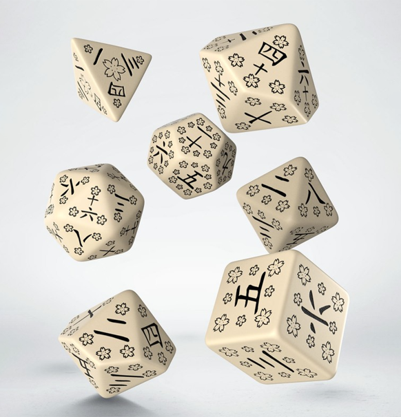 Japanese: Polyhedral Dice Set - Last Words Stone indhold