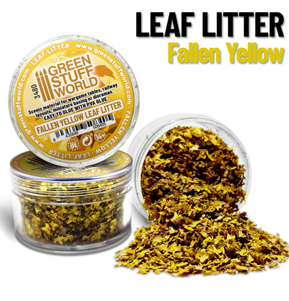 Green Stuff World: Leaf Litter - Fallen Yellow forside