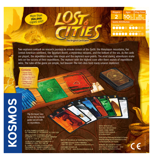 Lost Cities: The Original Card Game (Eng)