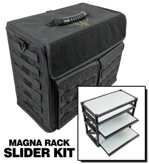P.A.C.K. 432 Molle Horizontal with Magna Rack Sliders Load Out (Black)