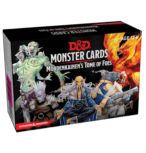 D&D 5th. Ed. Monster Cards - Mordenkainen's Tome of Foes forside