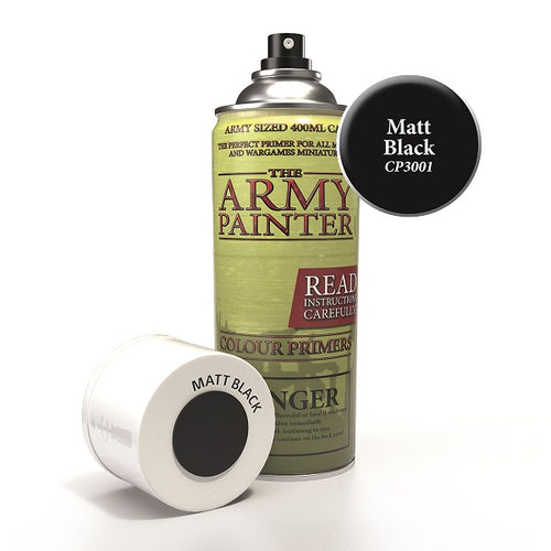 Army Painter Matt Black Primer Spray