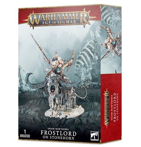 Age of Sigmar: Ogor Mawtribes - Frostlord on Stonehorn