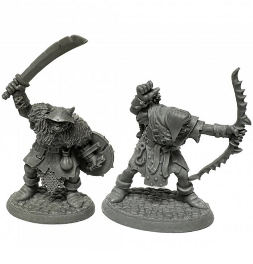 Reaper Bones USA: Orc of the Ragged Wound Warriors (2 stk)