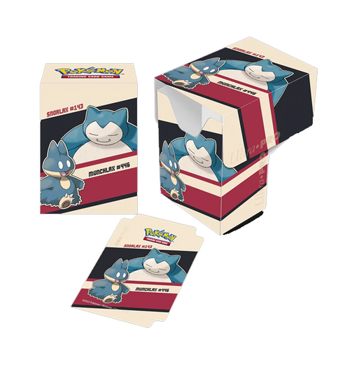 Ultra Pro: Pokémon Full View Deck Box - Snorlax and Munchlax