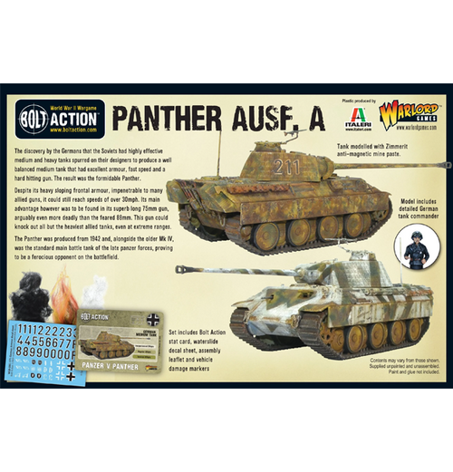 Bolt Action: Panther Ausf A bagside