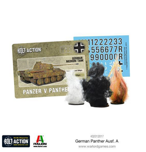 Bolt Action: Panther Ausf A indhold