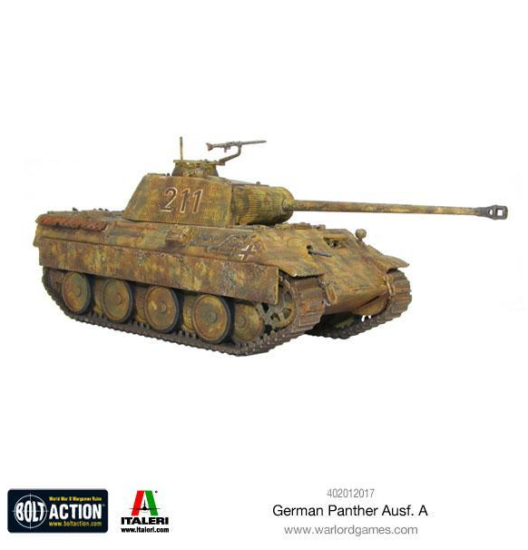 Bolt Action: Panther Ausf A indhold