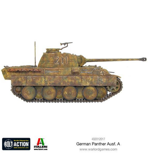 Bolt Action: Panther Ausf A indhold