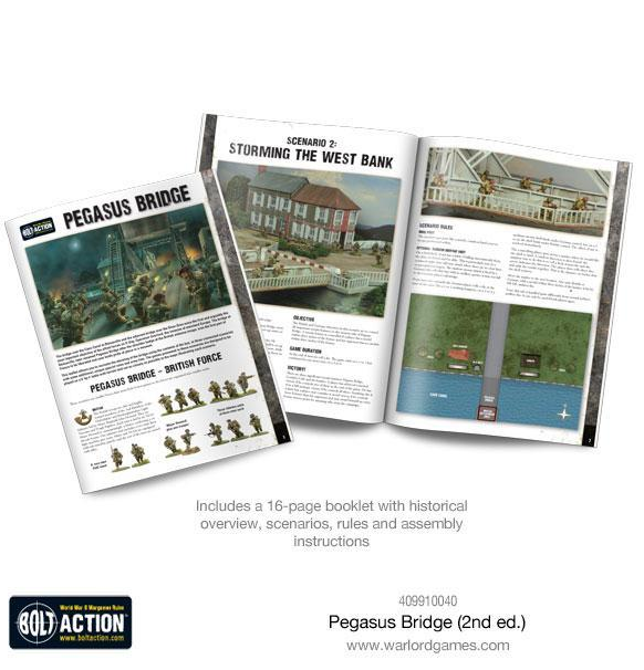 Bolt Action: Pegasus Bridge - 2nd Edition indhold