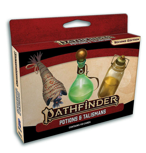 Pathfinder 2nd: Potions and Talismans Deck forside