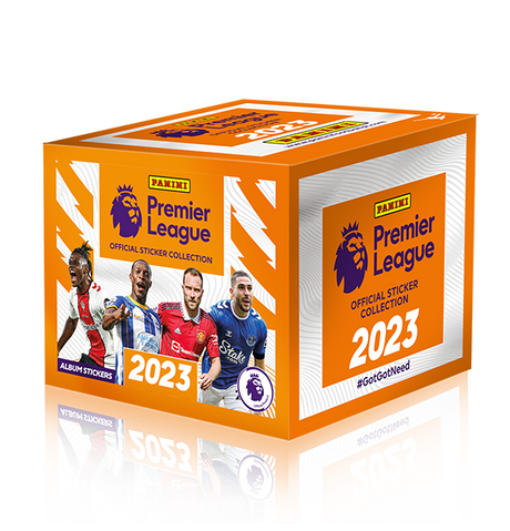 Fodboldklistermærker - Premier League 2023 - Booster Display