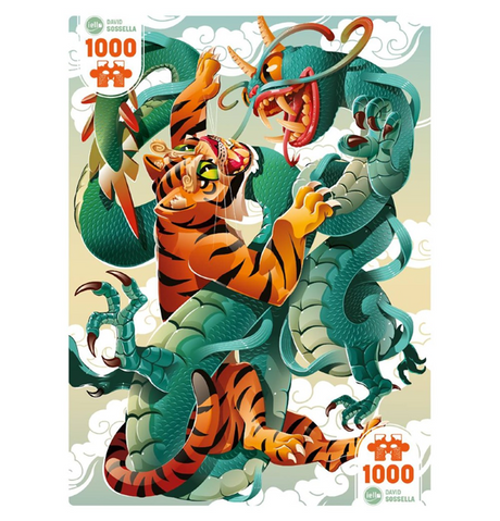 Puzzle Universe: The Tiger and The Dragon - 1000 (Puslespil)