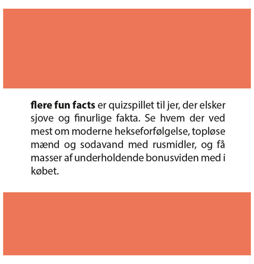 Quickie: Flere Fun Facts (Dansk) bagside