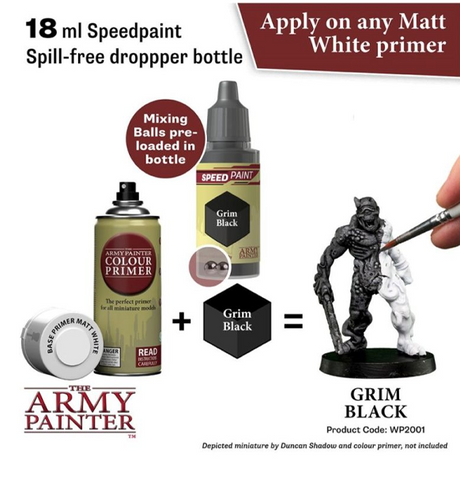 Army Painter: Speed Paint - Grim Black