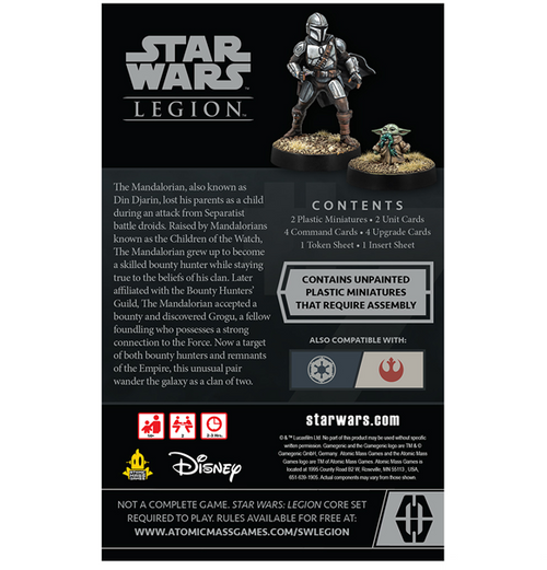 Star Wars Legion - Din Djarin & Grogu (Operative Expansion)