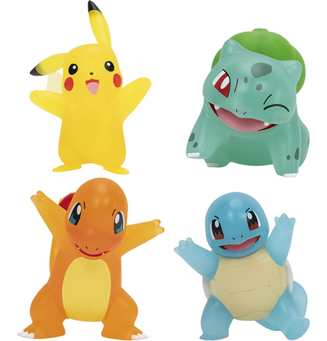 Pokemon: Select Evolution - 4-Pack (Bulbasaur Pikachu Charmander & Squirtle)