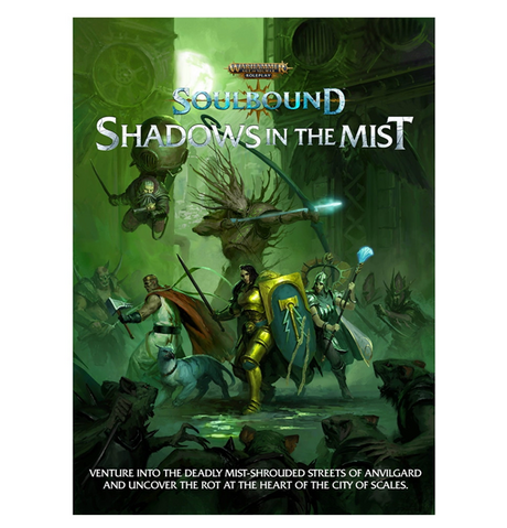 Warhammer Age of Sigmar: Soulbound RPG - Shadows In The Mist forside