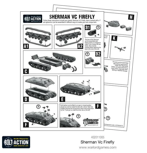 Bolt Action: Sherman Firefly Vc indhold
