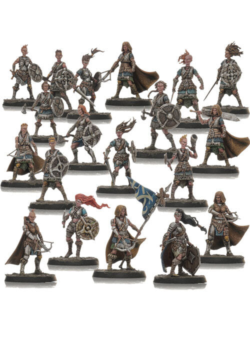 Krumvaal Northern Alliance: Shieldmaiden Infantry/Raiders