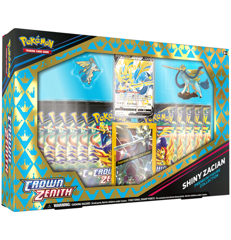  Pokemon Sword & Shield 12.5: Crown Zenith - Shiny Zacian Figure Box