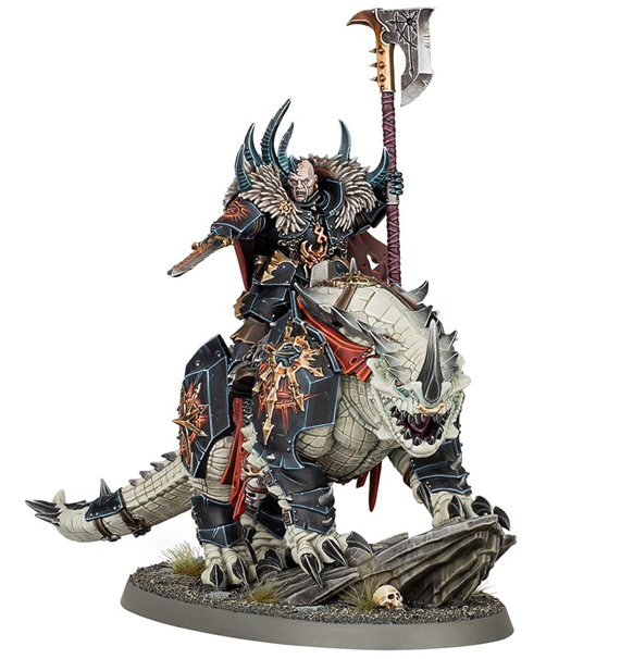 Age of Sigmar: Slaves to Darkness - Chaos Lord on Karkadrak