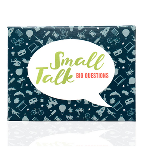 Small Talk: Big Questions - Blå (Dansk/Eng) forside