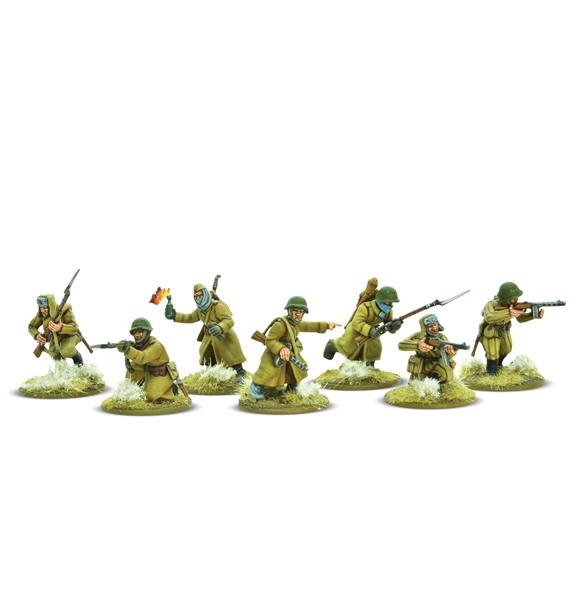 Bolt Action: Soviet Army Winter - Starter Army indhold