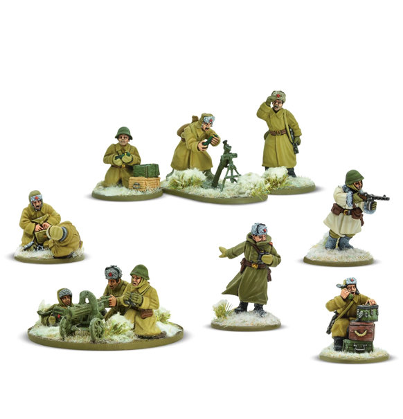 Bolt Action: Soviet Army Winter - Starter Army indhold