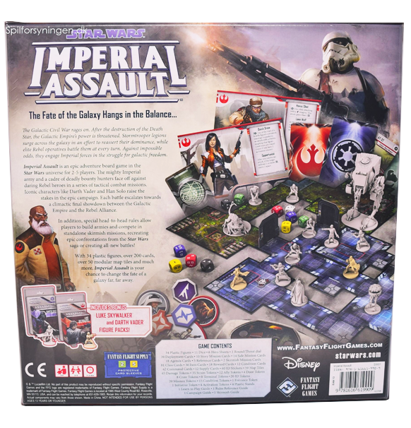 Star Wars Imperial Assault bagside